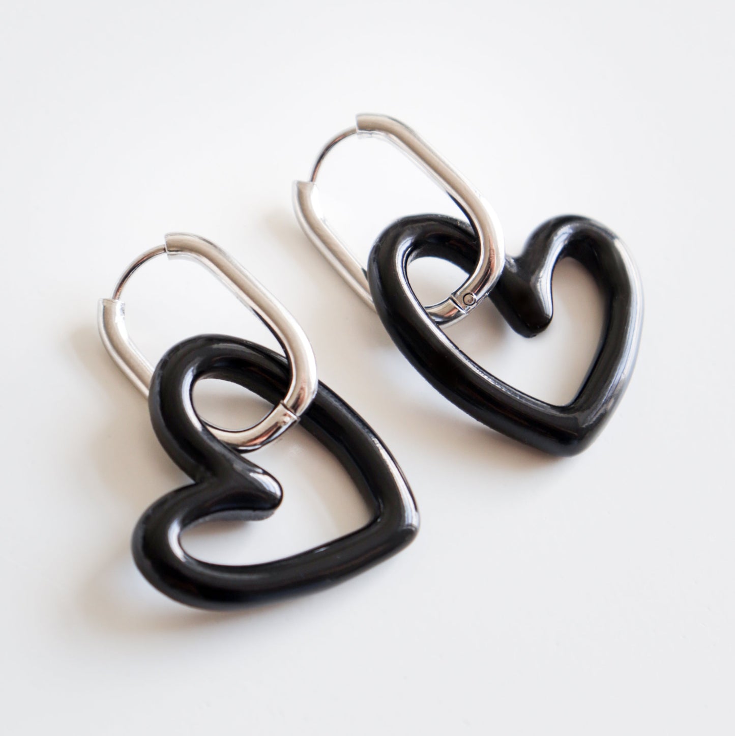 Heart Earrings by Rozenthal Jewelry—designer, heart-shaped, and hypoallergenic.