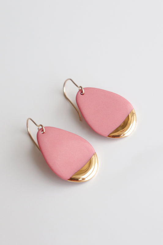Drop Earrings in Pink / S