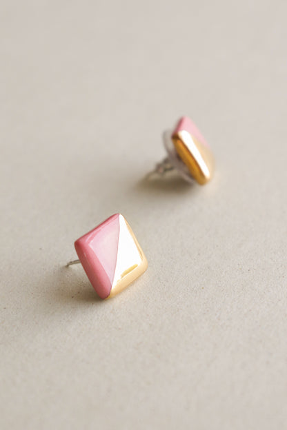 Edgy Studs in Pink / S