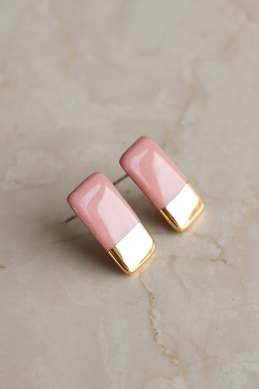 Edgy Studs in Pink / S