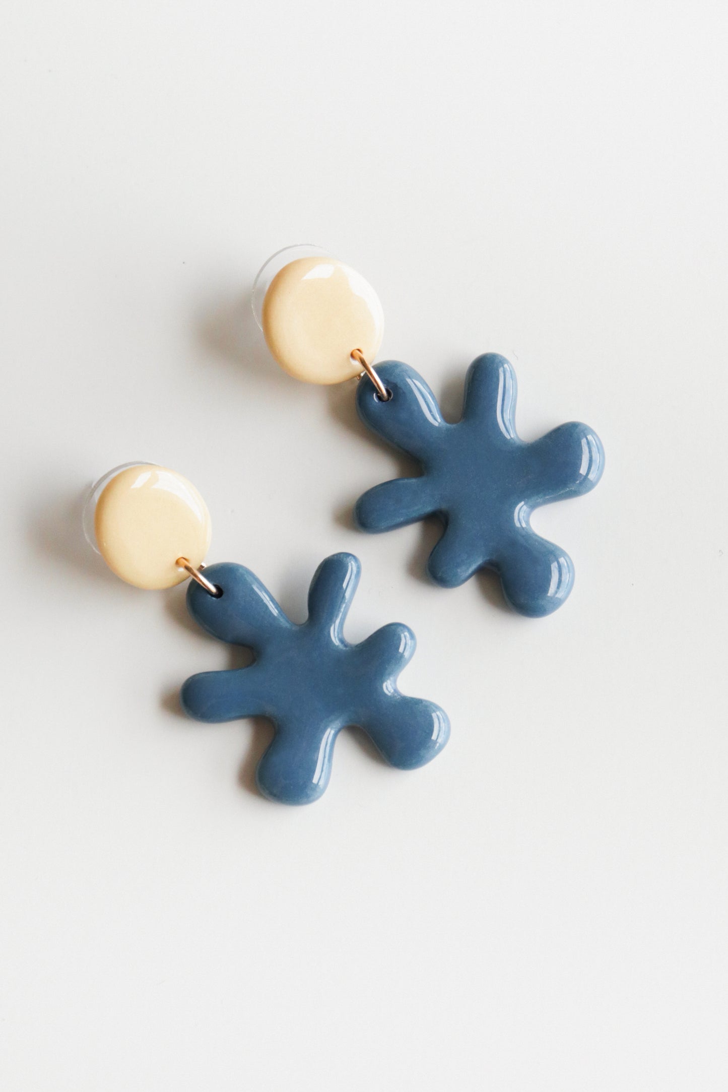 Matisse Earrings in Blue/Yellow